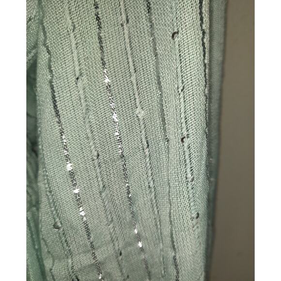 Sundress Laura Maxi Dress MINT GREEN M/L Boho Formal Gown Sparkle NWT Sexy Slits - Picture 15 of 16